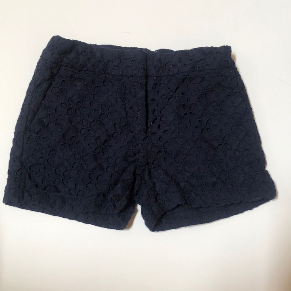 Girls Navy Crew Cuts Shorts Size 7